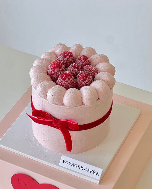Raspberry Pistachio Cake