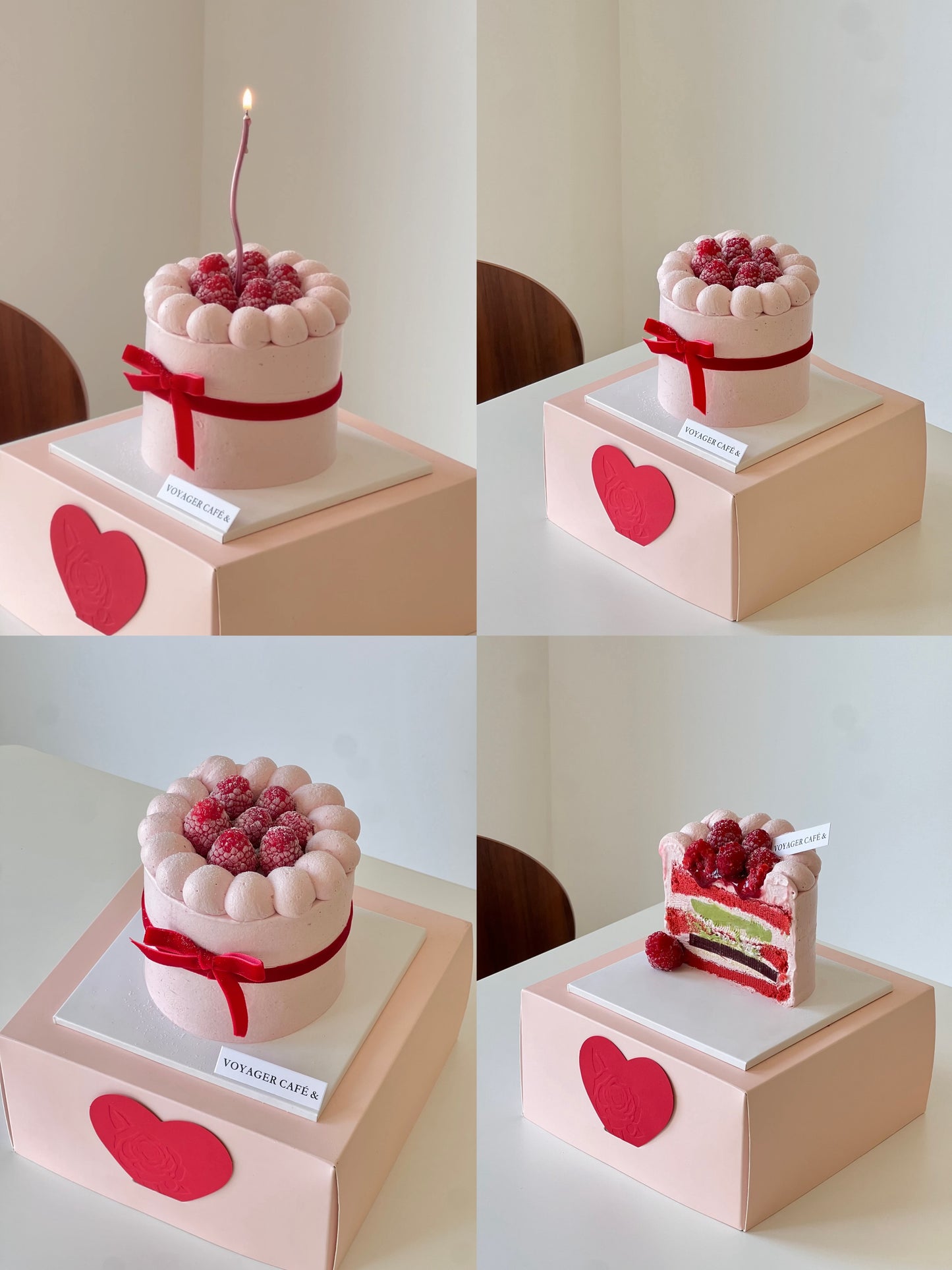 Raspberry Pistachio Cake