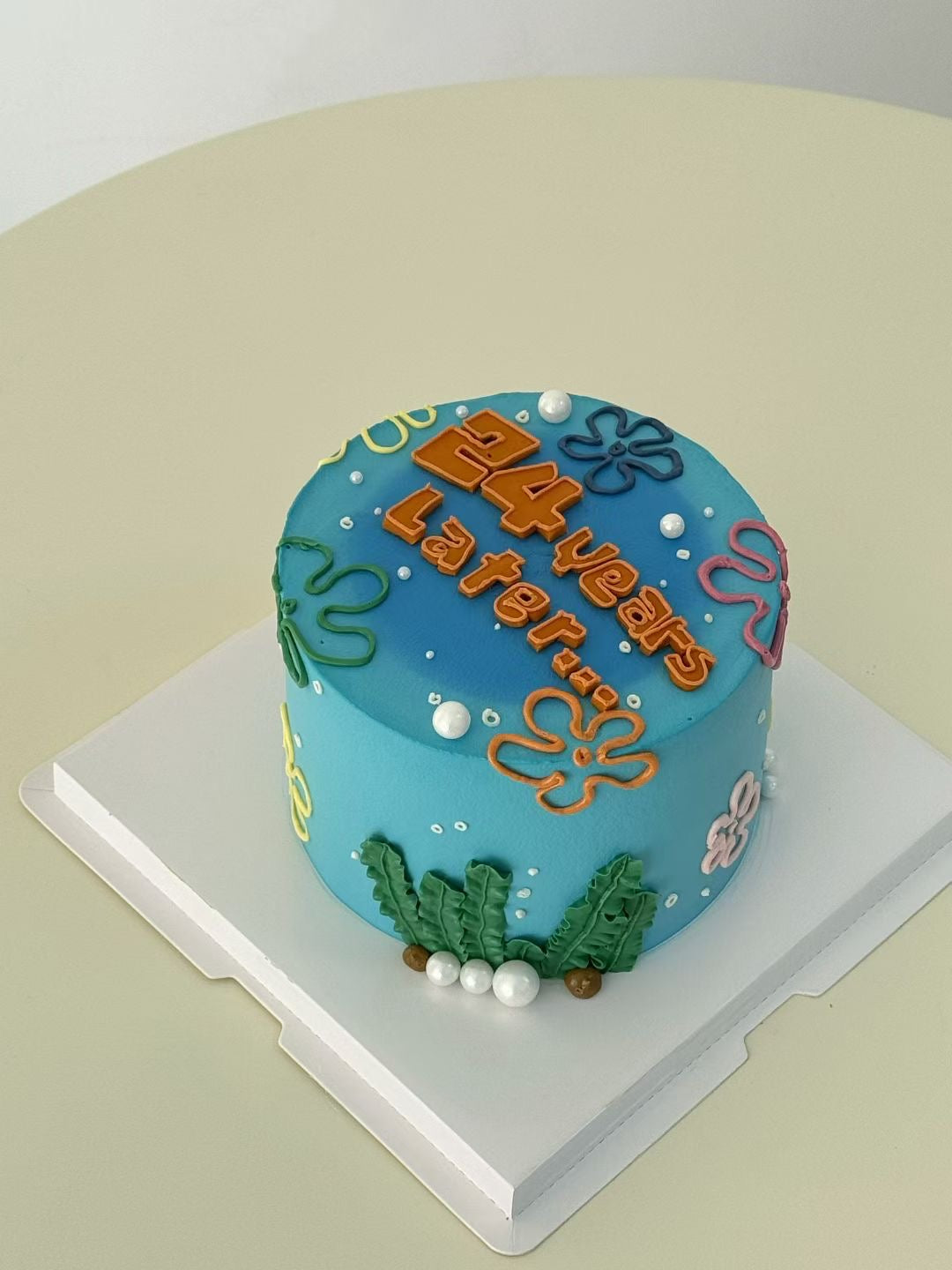 SpongeBob -Inspired Cake