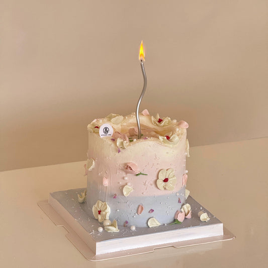 Purple Blossom Pastel Cake