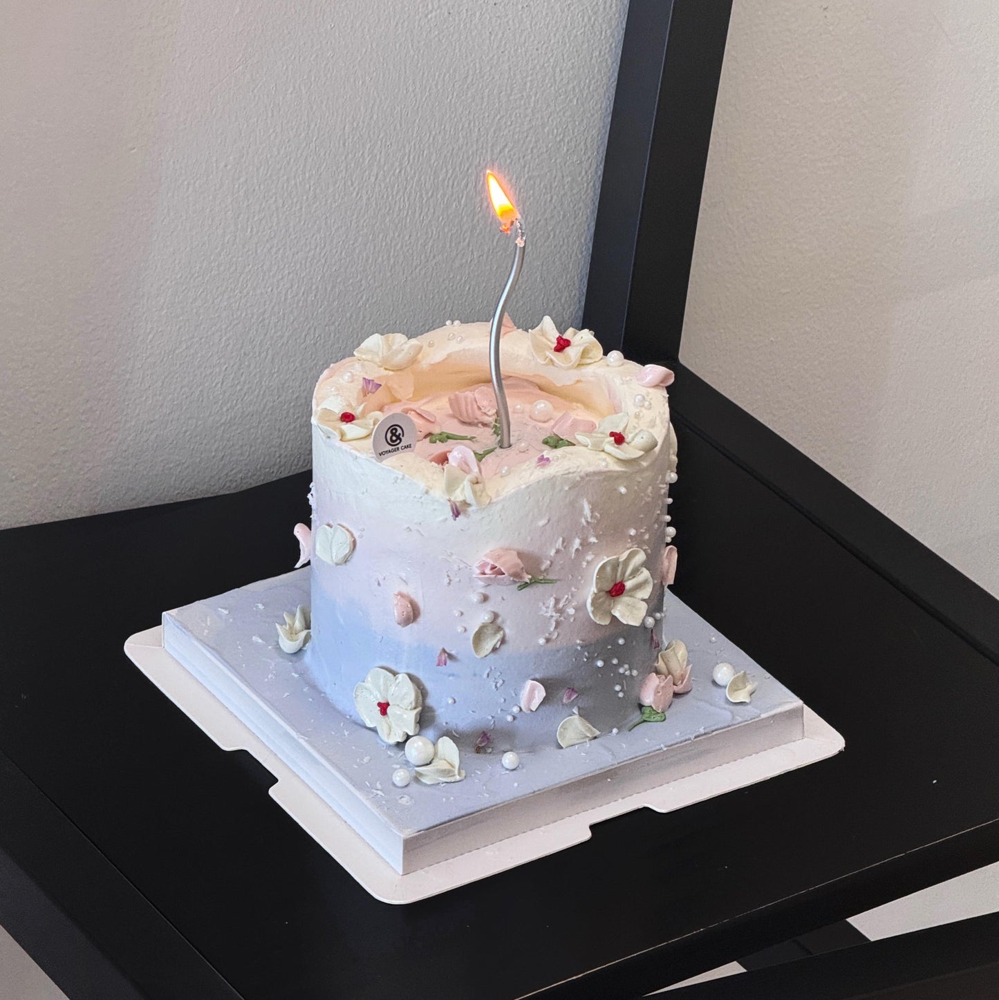 Purple Blossom Pastel Cake